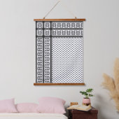 Keffiyeh Symbool van het Palestijnse Verzetspatroo Hangend Wandkleed (Slaapkamer)