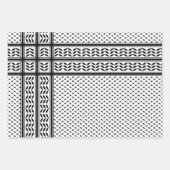 Keffiyeh Symbool van het Palestijnse Verzetspatroo Inpakpapier Vel (Voorkant)