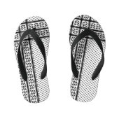 Keffiyeh Symbool van het Palestijnse Verzetspatroo Kinder Teenslippers (Voetbed)