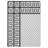 Keffiyeh Symbool van het Palestijnse Verzetspatroo Klembord (Achterkant)