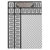 Keffiyeh Symbool van het Palestijnse Verzetspatroo Klembord (Voorkant)
