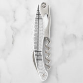 Keffiyeh Symbool van het Palestijnse Verzetspatroo Kurkentrekker (Achterkant)