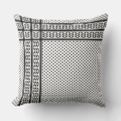 Keffiyeh Symbool van het Palestijnse Verzetspatroo Kussen (Voorkant)