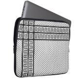 Keffiyeh Symbool van het Palestijnse Verzetspatroo Laptop Sleeve (Voorkant Rechts)