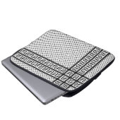 Keffiyeh Symbool van het Palestijnse Verzetspatroo Laptop Sleeve (Voorkant onderkant)