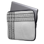 Keffiyeh Symbool van het Palestijnse Verzetspatroo Laptop Sleeve (Voorkant Links)