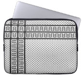 Keffiyeh Symbool van het Palestijnse Verzetspatroo Laptop Sleeve (Voorkant)