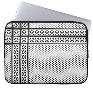 Keffiyeh Symbool van het Palestijnse Verzetspatroo Laptop Sleeve