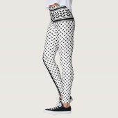 Keffiyeh Symbool van het Palestijnse Verzetspatroo Leggings (Links)