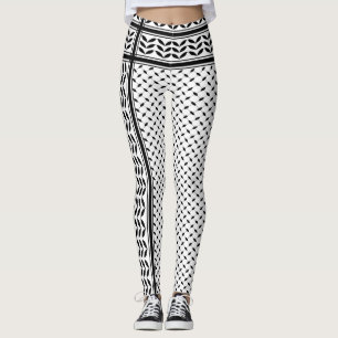 Keffiyeh Symbool van het Palestijnse Verzetspatroo Leggings