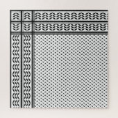 Keffiyeh Symbool van het Palestijnse Verzetspatroo Legpuzzel (Verticaal)