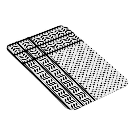 Keffiyeh Symbool van het Palestijnse Verzetspatroo Magneet (Rechterzijde)