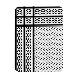 Keffiyeh Symbool van het Palestijnse Verzetspatroo Magneet