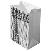 Keffiyeh Symbool van het Palestijnse Verzetspatroo Medium Cadeauzakje (Voorkant Gekanteld)