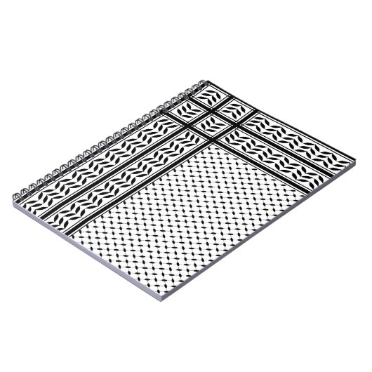 Keffiyeh Symbool van het Palestijnse Verzetspatroo Notitieboek (Linkerzijde)