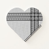 Keffiyeh Symbool van het Palestijnse Verzetspatroo Notitieboek (Achterkant)