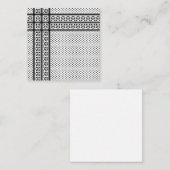 Keffiyeh Symbool van het Palestijnse Verzetspatroo Notitiekaartje (Voorkant / Achterkant)