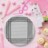 Keffiyeh Symbool van het Palestijnse Verzetspatroo Papieren Bordje (Feest)