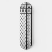 Keffiyeh Symbool van het Palestijnse Verzetspatroo Persoonlijk Skateboard (Voorkant)