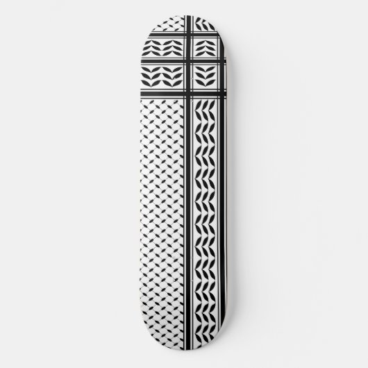 Keffiyeh Symbool van het Palestijnse Verzetspatroo Persoonlijk Skateboard (Voorkant)