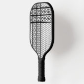 Keffiyeh Symbool van het Palestijnse Verzetspatroo Pickleball Paddle (Links)