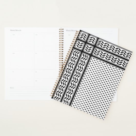 Keffiyeh Symbool van het Palestijnse Verzetspatroo Planner (Display)