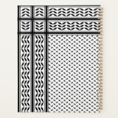 Keffiyeh Symbool van het Palestijnse Verzetspatroo Planner (Achterkant)