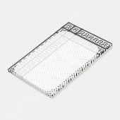 Keffiyeh Symbool van het Palestijnse Verzetspatroo Post-it® Notes (Schuin)