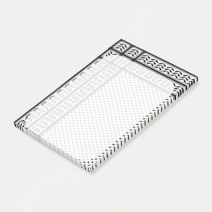 Keffiyeh Symbool van het Palestijnse Verzetspatroo Post-it® Notes