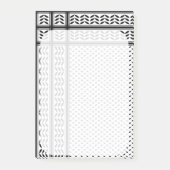 Keffiyeh Symbool van het Palestijnse Verzetspatroo Post-it® Notes (Voorkant)