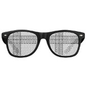 Keffiyeh Symbool van het Palestijnse Verzetspatroo Retro Zonnebril (Voorkant)