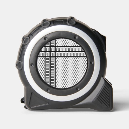 Keffiyeh Symbool van het Palestijnse Verzetspatroo Rolmaat (Voorkant)