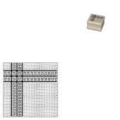 Keffiyeh Symbool van het Palestijnse Verzetspatroo Rubberstempel (Gestempeld)