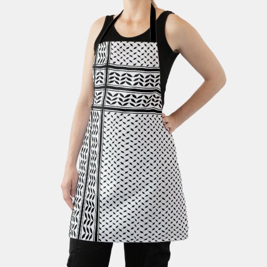 Keffiyeh Symbool van het Palestijnse Verzetspatroo Schort (Insitu)