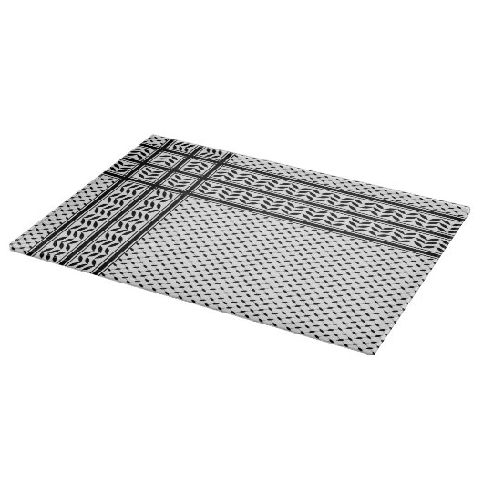 Keffiyeh Symbool van het Palestijnse Verzetspatroo Snijplank (Hoek)