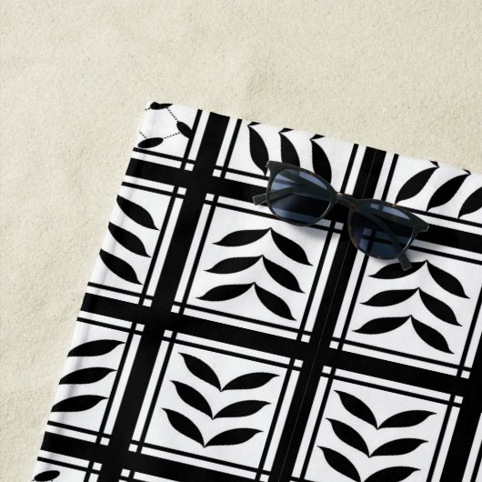 Keffiyeh Symbool van het Palestijnse Verzetspatroo Strandlaken (In situ)