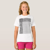 Keffiyeh Symbool van het Palestijnse Verzetspatroo T-shirt (Voorkant volledig)