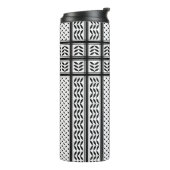 Keffiyeh Symbool van het Palestijnse Verzetspatroo Thermosbeker (Gedraaid links)