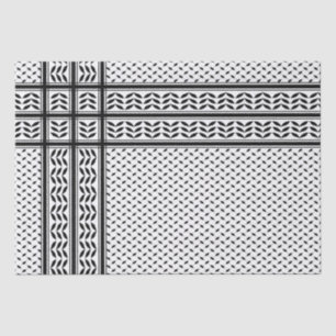 Keffiyeh Symbool van het Palestijnse Verzetspatroo Tissuepapier