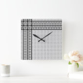 Keffiyeh Symbool van het Palestijnse Verzetspatroo Vierkante Klok (Huis)