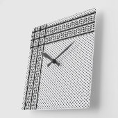 Keffiyeh Symbool van het Palestijnse Verzetspatroo Vierkante Klok (Hoek)