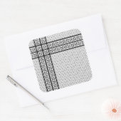 Keffiyeh Symbool van het Palestijnse Verzetspatroo Vierkante Sticker (Envelop)