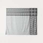 Keffiyeh Symbool van het Palestijnse Verzetspatroo Wandkleed (Voorkant (horizontaal))
