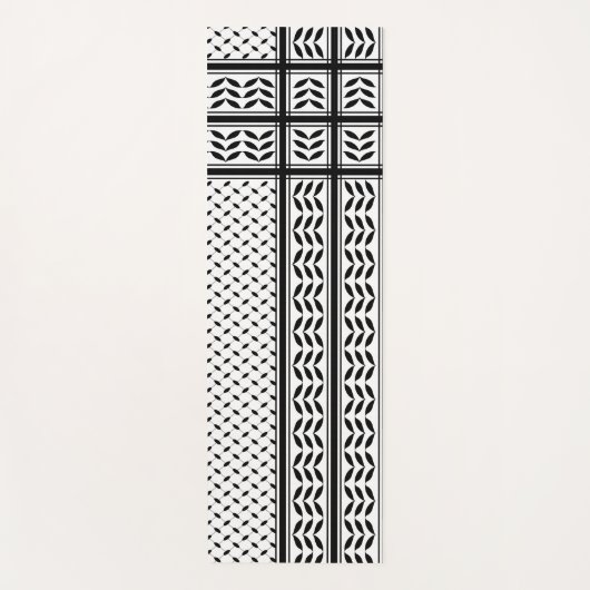 Keffiyeh Symbool van het Palestijnse Verzetspatroo Yogamat (Voorkant)