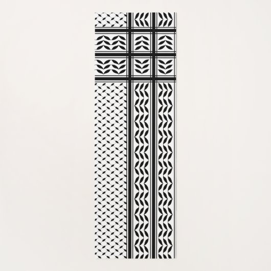 Keffiyeh Symbool van het Palestijnse Verzetspatroo Yogamat (Achterkant)