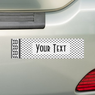 Keffiyeh Symbool van Palestijns Verzet Patroon Bumpersticker