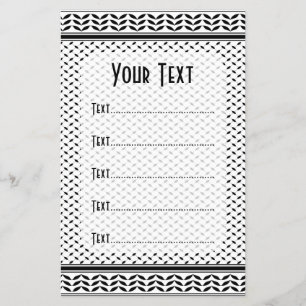 Keffiyeh Symbool van Palestijns Verzet Patroon Flyer