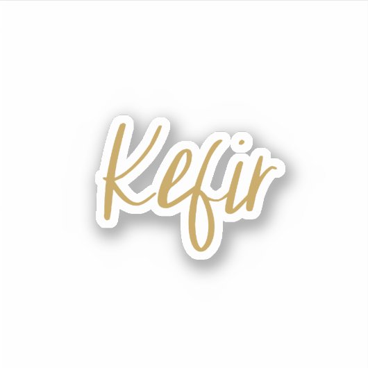 Kefir Storage Sticker (Voorkant)