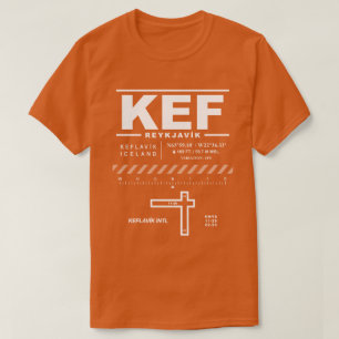 Keflavík International Airport KEF T-shirt