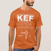 Keflavík International Airport KEF T-shirt (Voorkant)